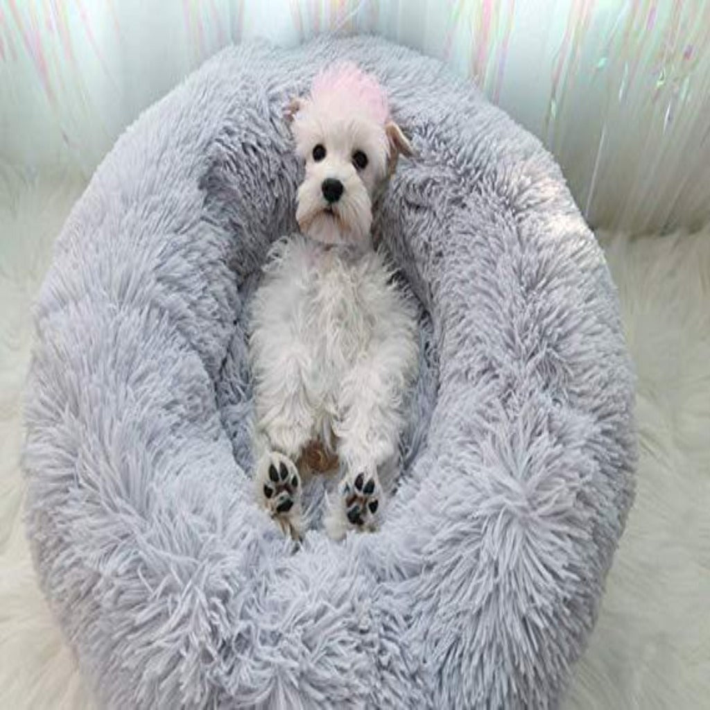 Grey Pet Calming Bed