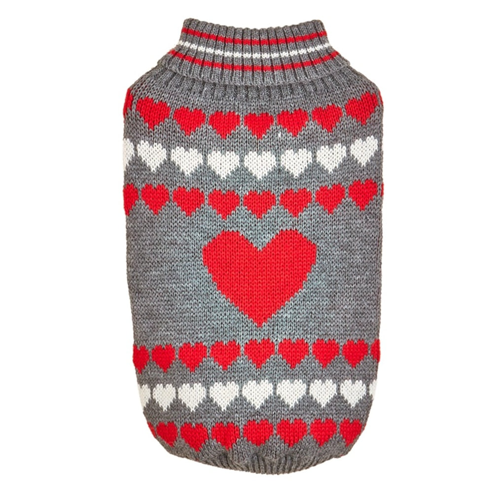 Dog Valentine's Sweater